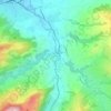 Weissbad topographic map, elevation, terrain