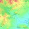 Schöna topographic map, elevation, terrain