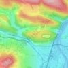Pastýřská stěna topographic map, elevation, terrain