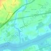 Croydon topographic map, elevation, terrain