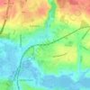 Hansted topographic map, elevation, terrain