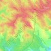 Mas d'Aurel topographic map, elevation, terrain