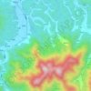 木塘 topographic map, elevation, terrain