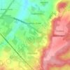 Hickmans Green topographic map, elevation, terrain