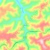 Lick Creek topographic map, elevation, terrain