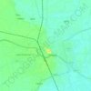 Sonipat topographic map, elevation, terrain