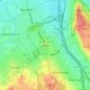 Upton topographic map, elevation, terrain