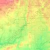 Aurora topographic map, elevation, terrain