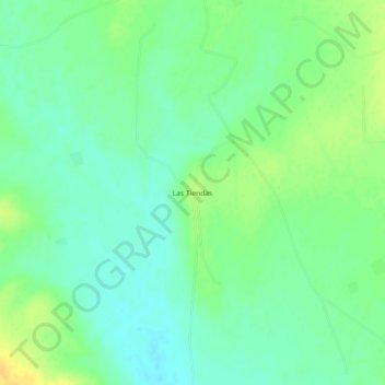 Las Tiendas topographic map, elevation, terrain