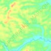 Suka Maju topographic map, elevation, terrain