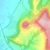 Roseberry Topping topographic map, elevation, terrain