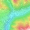 Semon topographic map, elevation, terrain