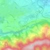 Hütten topographic map, elevation, terrain
