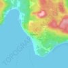 Sointula topographic map, elevation, terrain