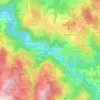 La Chapelette topographic map, elevation, terrain