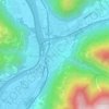 Arbedo topographic map, elevation, terrain