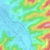 Einach topographic map, elevation, terrain