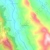 Hapugoda topographic map, elevation, terrain
