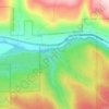 Ed Rogers Wayside topographic map, elevation, terrain