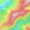 Crista topographic map, elevation, terrain