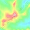 Koukandowie Mountain topographic map, elevation, terrain
