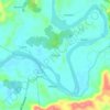 Malalin topographic map, elevation, terrain