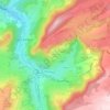 Hameau de Baud topographic map, elevation, terrain