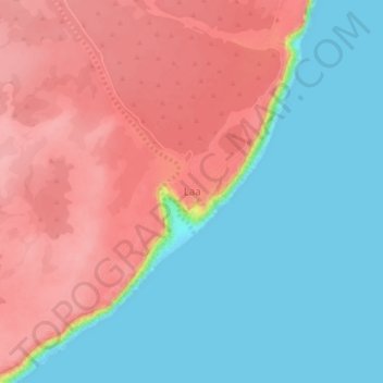 Laa topographic map, elevation, terrain
