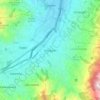 Envigado topographic map, elevation, terrain