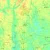 Gazipur topographic map, elevation, terrain