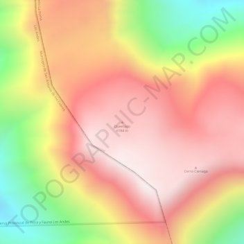 Quemado topographic map, elevation, terrain