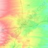 Cheyenne topographic map, elevation, terrain