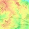 Bamber´s Green topographic map, elevation, terrain