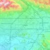 Fontana topographic map, elevation, terrain