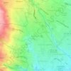 Merjosari topographic map, elevation, terrain