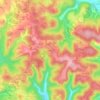 Eyvigues topographic map, elevation, terrain