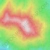 Monte Pelpi topographic map, elevation, terrain