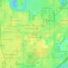Hillsborough Heights East topographic map, elevation, terrain