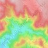 Biere topographic map, elevation, terrain