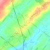 Danboro topographic map, elevation, terrain