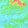 山鼻 topographic map, elevation, terrain