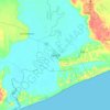Xai-Xai topographic map, elevation, terrain