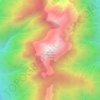 Mount Wrottesley topographic map, elevation, terrain