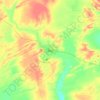 Kiffa topographic map, elevation, terrain