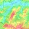 Kilndown topographic map, elevation, terrain