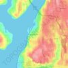 University Place topographic map, elevation, terrain