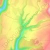 Băile Homorod topographic map, elevation, terrain