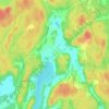 Litselby topographic map, elevation, terrain