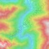 旁辛乡 topographic map, elevation, terrain