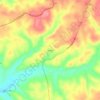 Wrigley topographic map, elevation, terrain